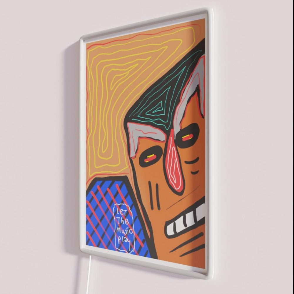 Let The Music Play Rgb Led Neon Sign Bar Neon Sign For Business