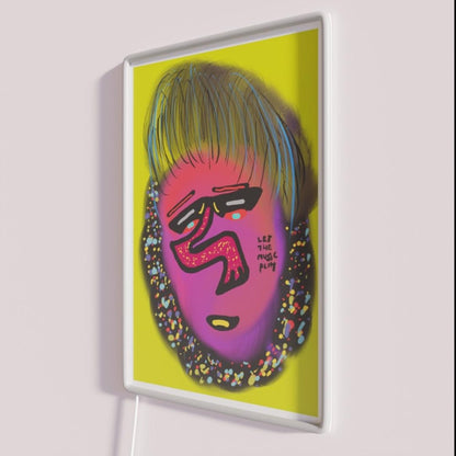 Let The Music Play Rgb Led Neon Sign Bar Neon Sign For Pub