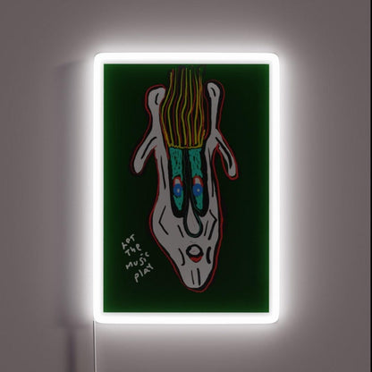 Let The Music Play Rgb Led Neon Sign Bar Neon Sign Wall Art