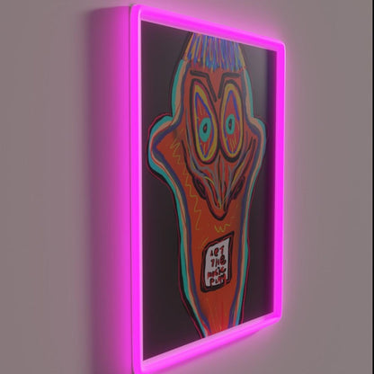 Let The Music Play Rgb Led Neon Sign Bar Uv Wall Beer Neon Sign