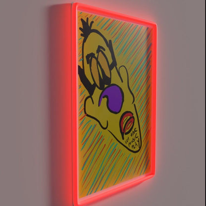 Let The Music Play Rgb Led Neon Sign Bar Uv Wall Storefront Neon Sign