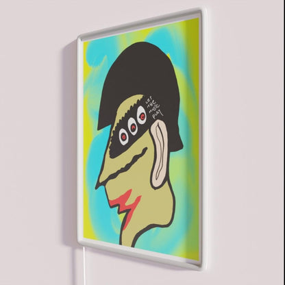 Let The Music Play Rgb Led Neon Sign Bar Wall Art