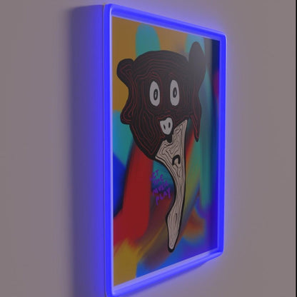 Let The Music Play Rgb Led Neon Sign Home Abstract Neon Sign