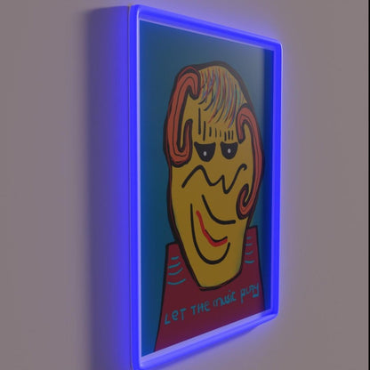Let The Music Play Rgb Led Neon Sign Home Colorful Neon Sign