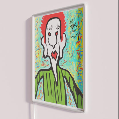 Let The Music Play Rgb Led Neon Sign Home Minimalist Neon Sign