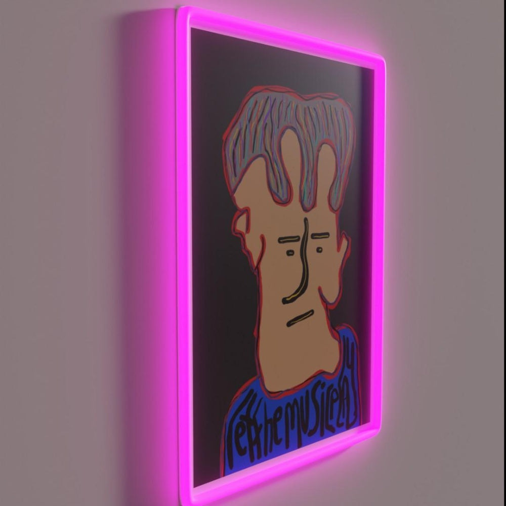 Let The Music Play Rgb Led Neon Sign Home Neon Artwork Sign