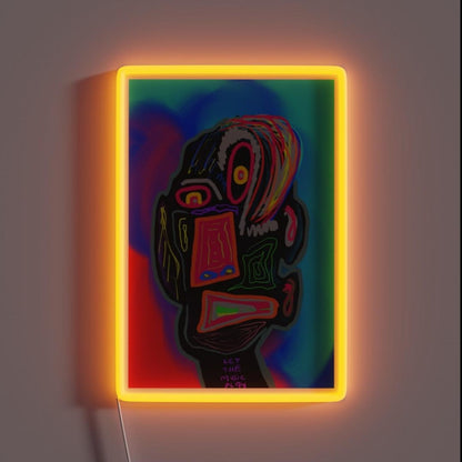 Let The Music Play Rgb Led Neon Sign Home Pop Art Neon Sign