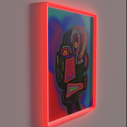 Let The Music Play Rgb Led Neon Sign Home Pop Art Neon Sign