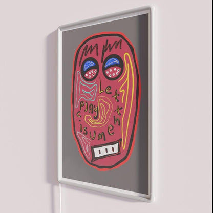 Let The Music Play Rgb Led Neon Sign Led Art Neon