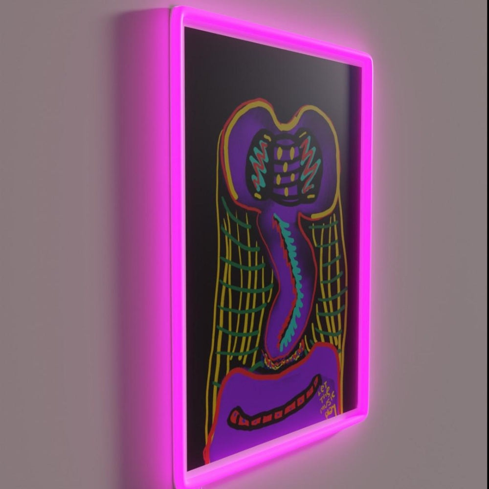 Let The Music Play Rgb Led Neon Sign Personalized Neon Sign