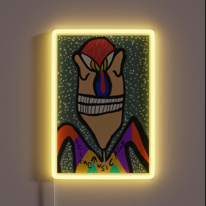 Let The Music Play Rgb Led Neon Sign Restaurant Handmade Neon Sign