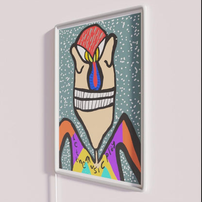 Let The Music Play Rgb Led Neon Sign Restaurant Handmade Neon Sign