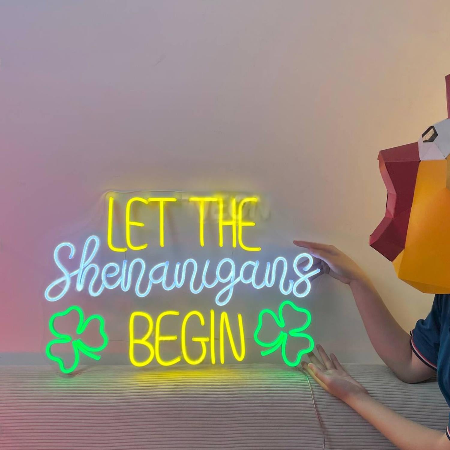 Let The Shenanigans Begin Led Neon Sign Party Led Neon Sign | Shineneon