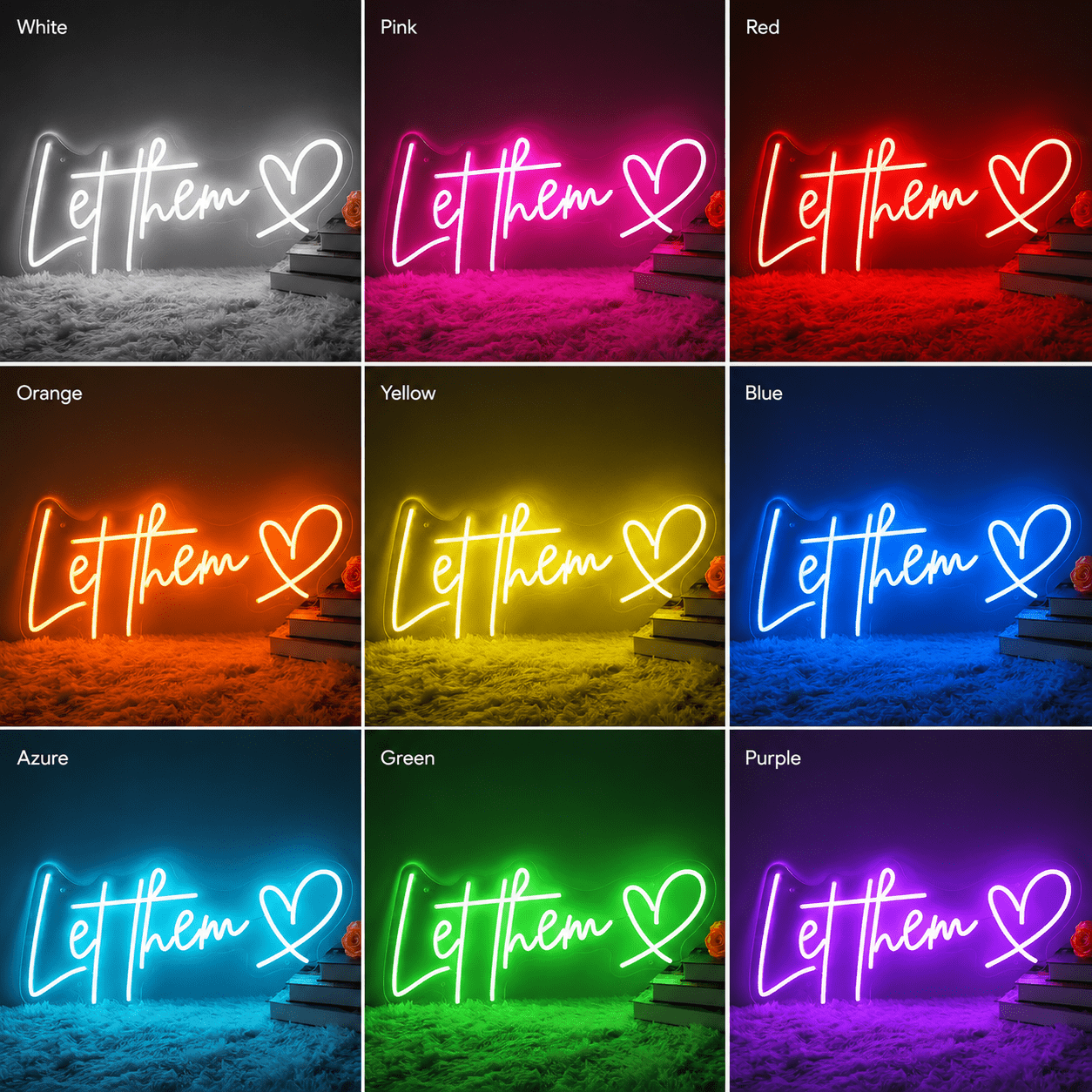 Let Them Love LED Neon Sign - Shineneon