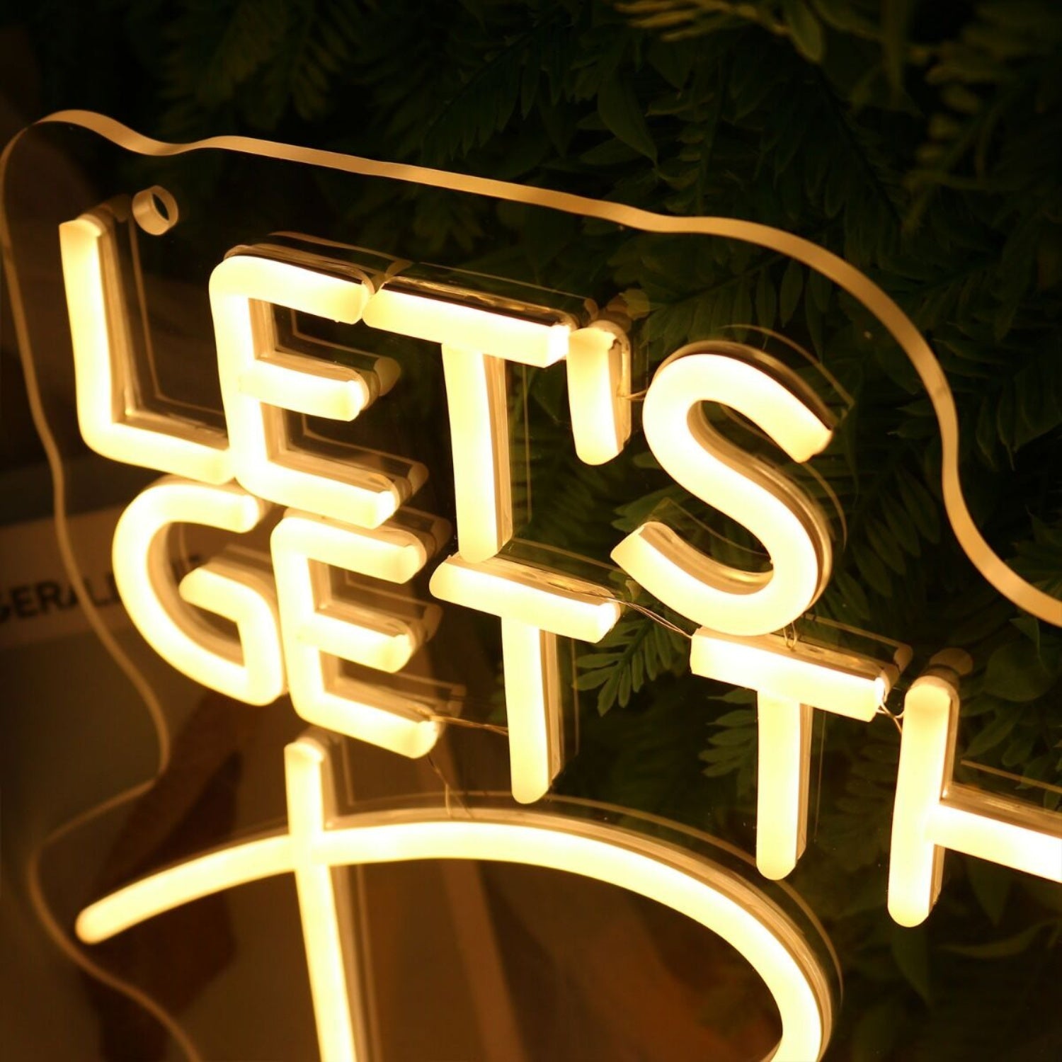 Let Us Get This Party Started Yelow Neon Sign | Shineneon
