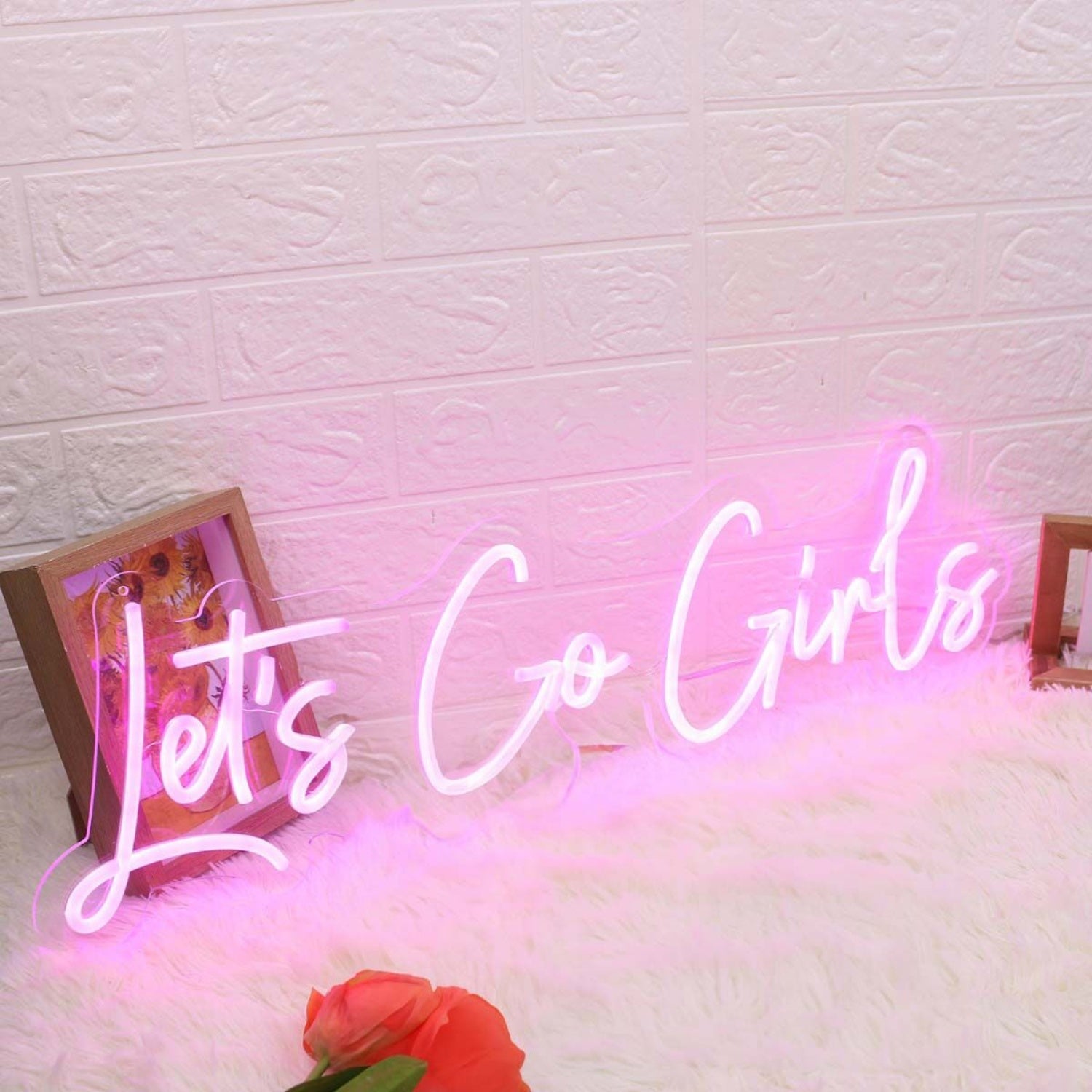 Let Us Go Girls Pink Led Neon Sign For Fun And Playful Spaces | Shineneon