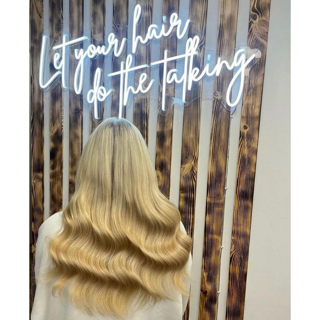 Let Your Hair Do The Talking Led Sign Business Neon Sign - Shineneon