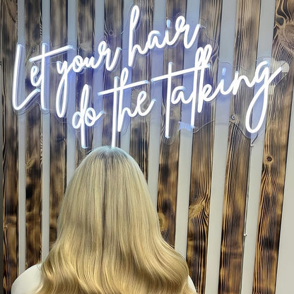 Let Your Hair Do The Talking Light Up Your Space With Neon Style | Shineneon