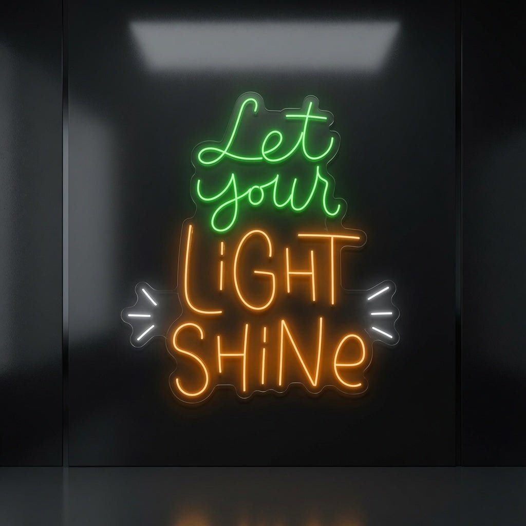 Let Your Light Shine LED Neon Sign Wall Neon Sign - Shineneon