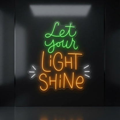 Let Your Light Shine LED Neon Sign Wall Neon Sign - Shineneon