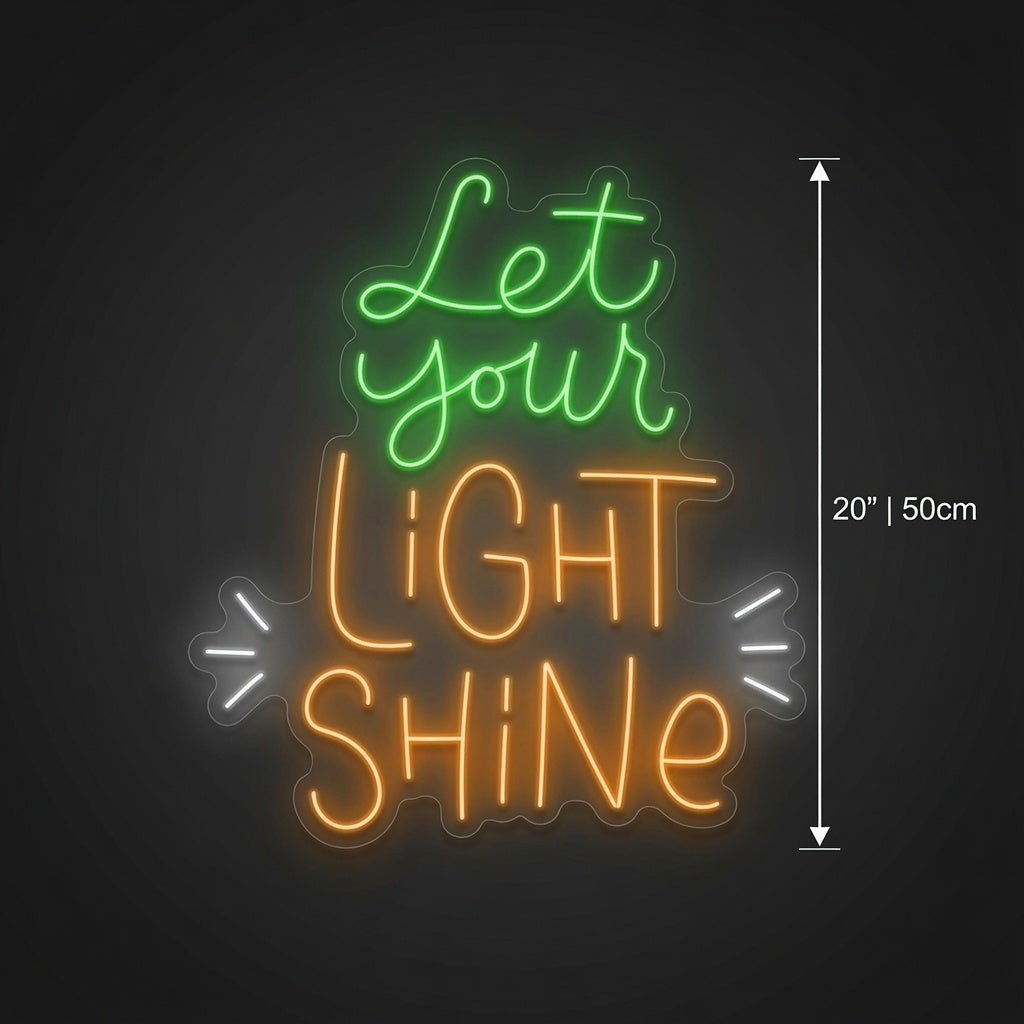 Let Your Light Shine LED Neon Sign Wall Neon Sign - Shineneon