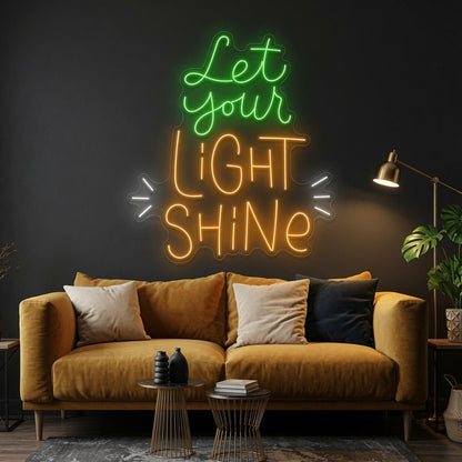 Let Your Light Shine LED Neon Sign Wall Neon Sign - Shineneon