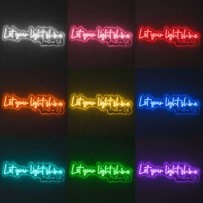 Let Your Shine Wall Decor LED Neon Sign - Shineneon