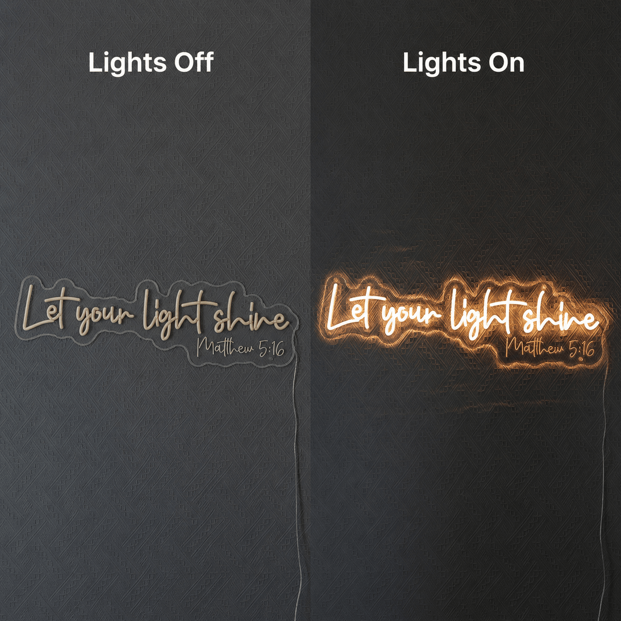 Let Your Shine Wall Decor LED Neon Sign - Shineneon