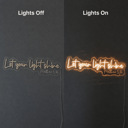 Let Your Shine Wall Decor LED Neon Sign - Shineneon