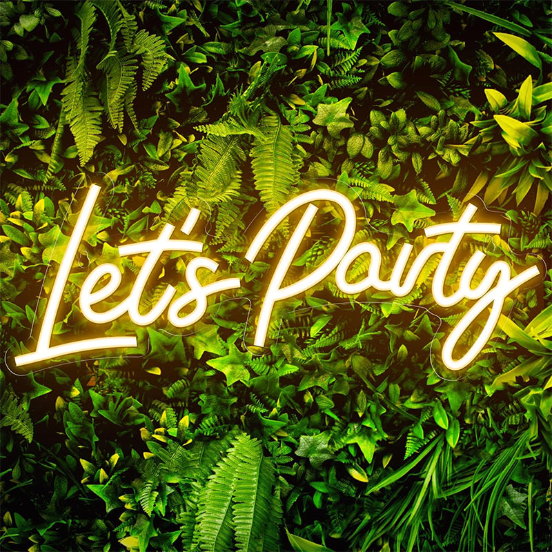 Lets Party Neon Sign