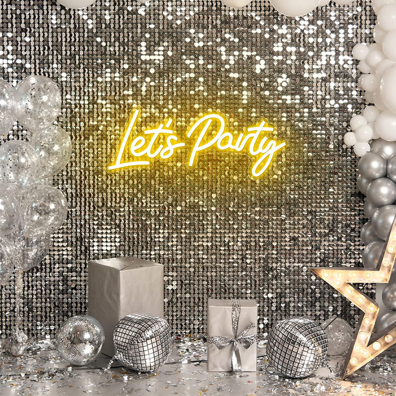 Lets Party Neon Sign