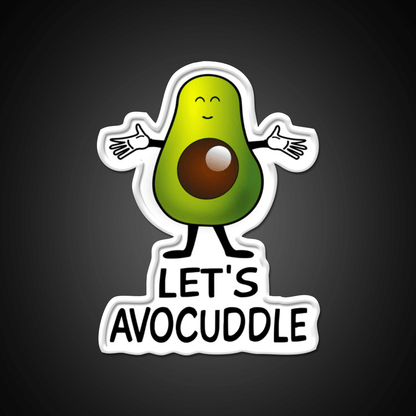 Lets Avocuddle Taco Led Neon Sign Mexican Food Sign Rgb Color - Shineneon