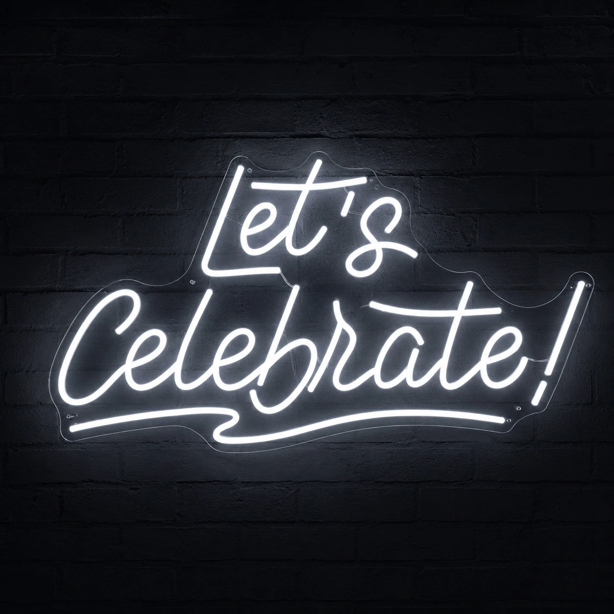 Lets Celebrate LED Neon Sign high-converting product image