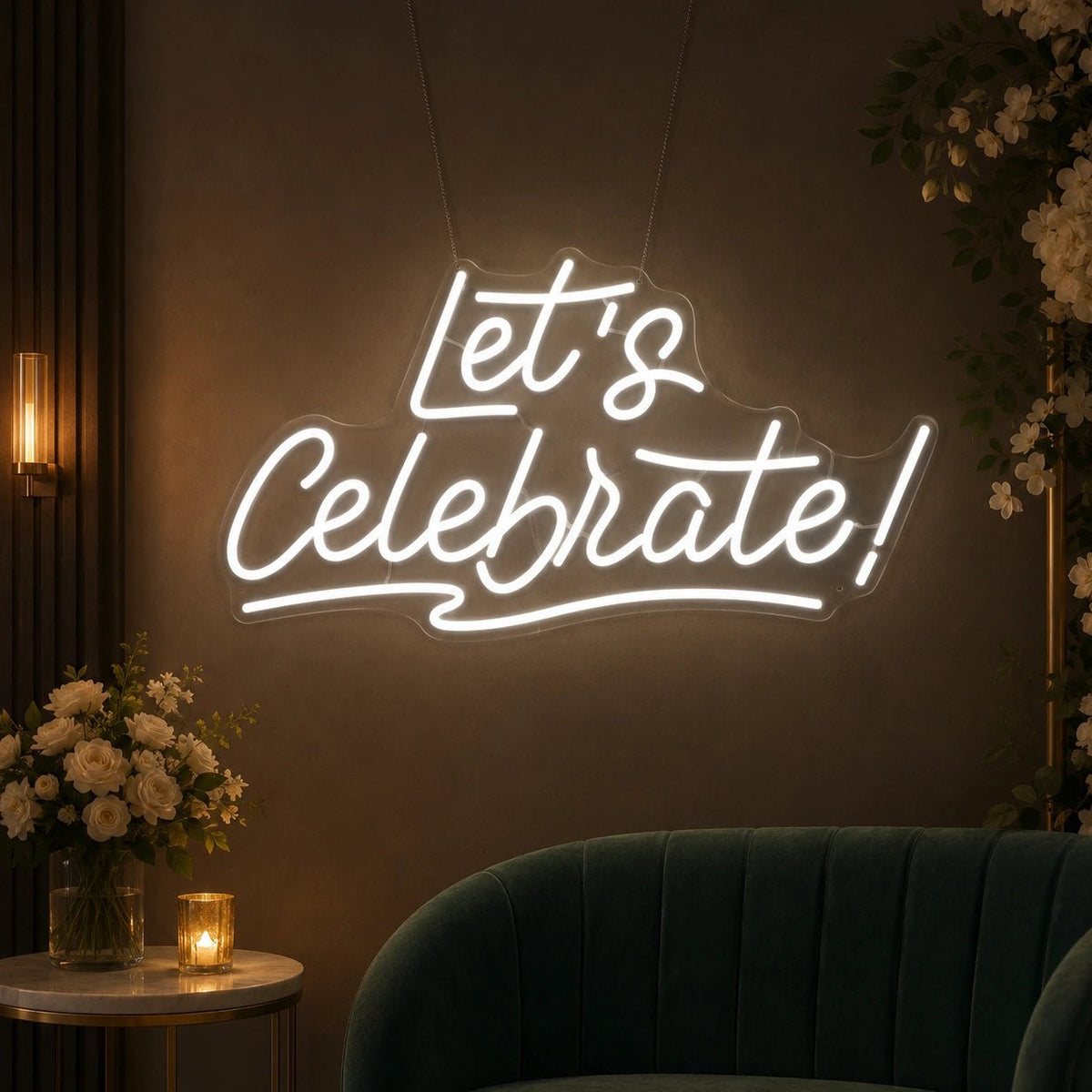 Lets Celebrate LED Neon Sign - Shineneon