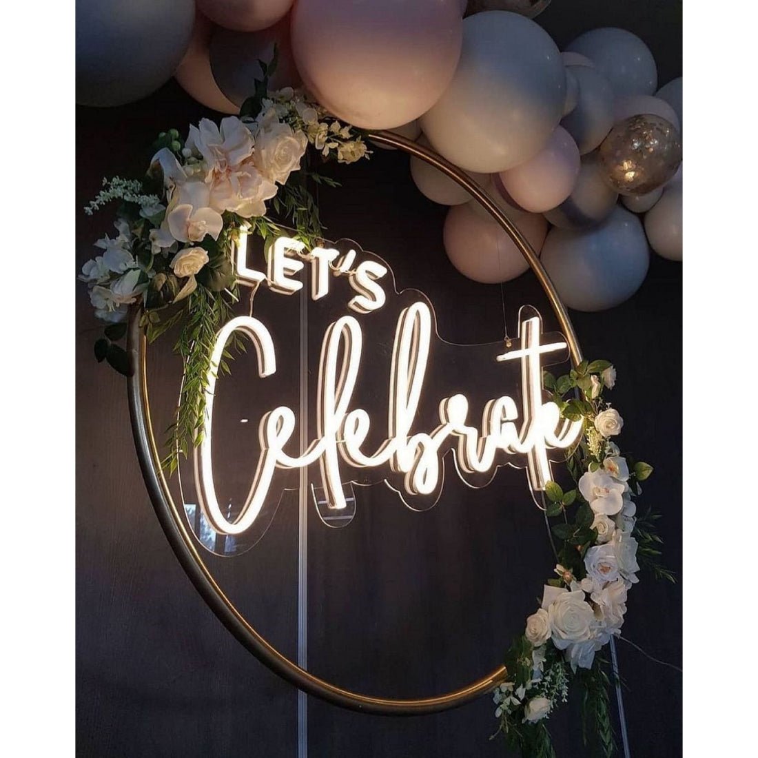 Lets Celebrate Led Sign Business Neon Sign - Shineneon