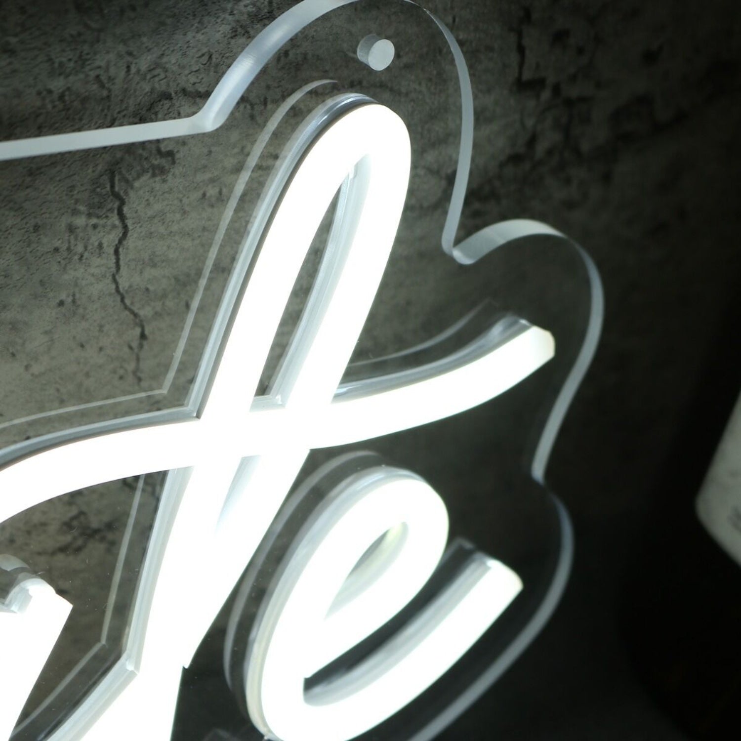 Lets Celebrate White Led Neon Sign - Shineneon
