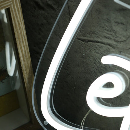 Lets Celebrate White Led Neon Sign - Shineneon