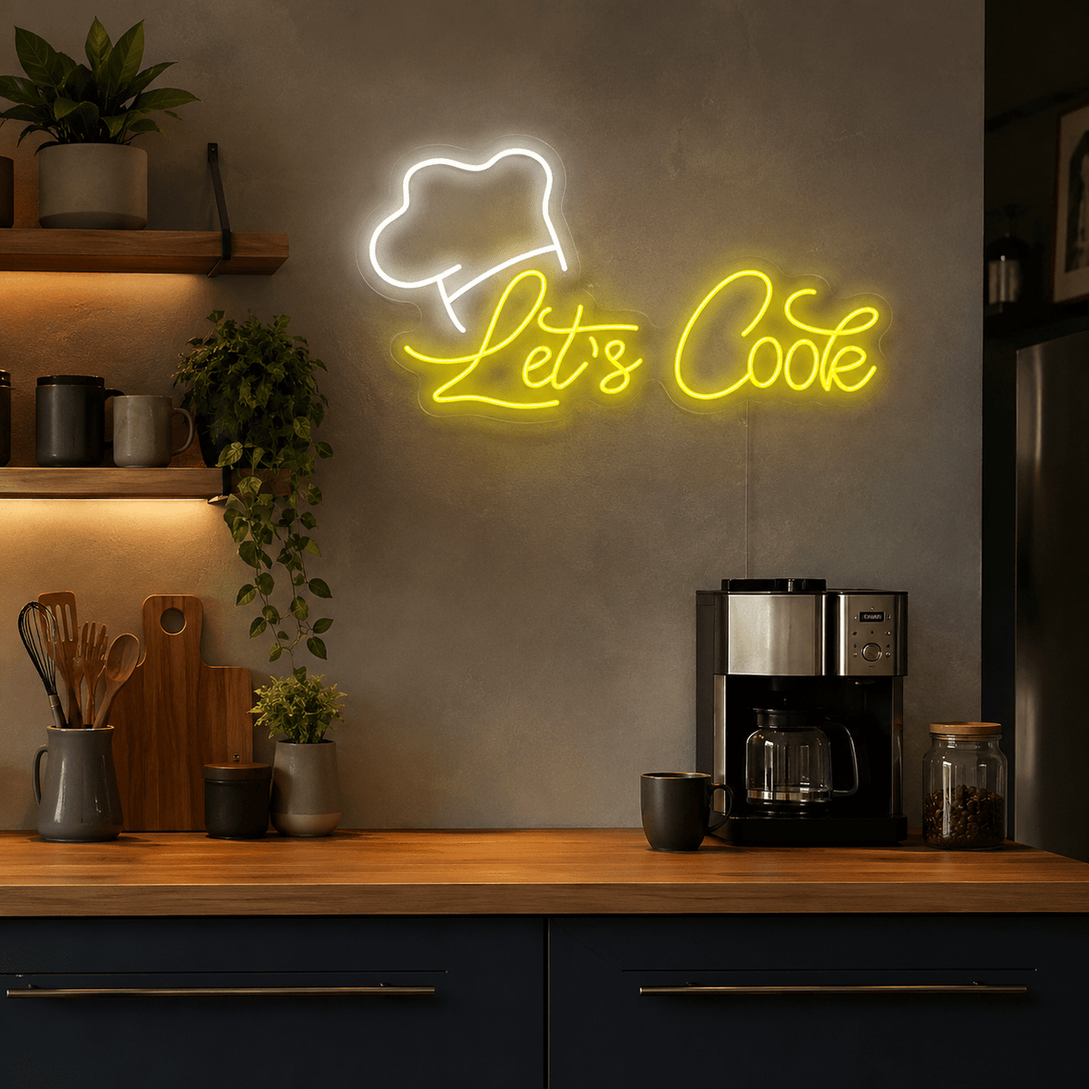 Let's Cook LED Neon Sign - Shineneon