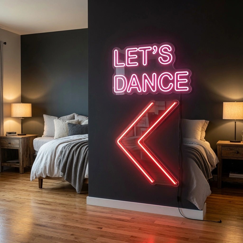 Let's Dance Bedroom Decor LED Neon Sign - Shineneon