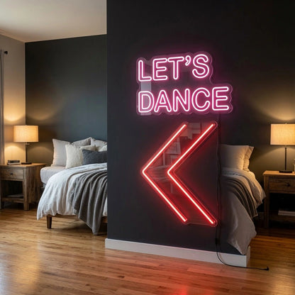 Let's Dance Bedroom Decor LED Neon Sign - Shineneon