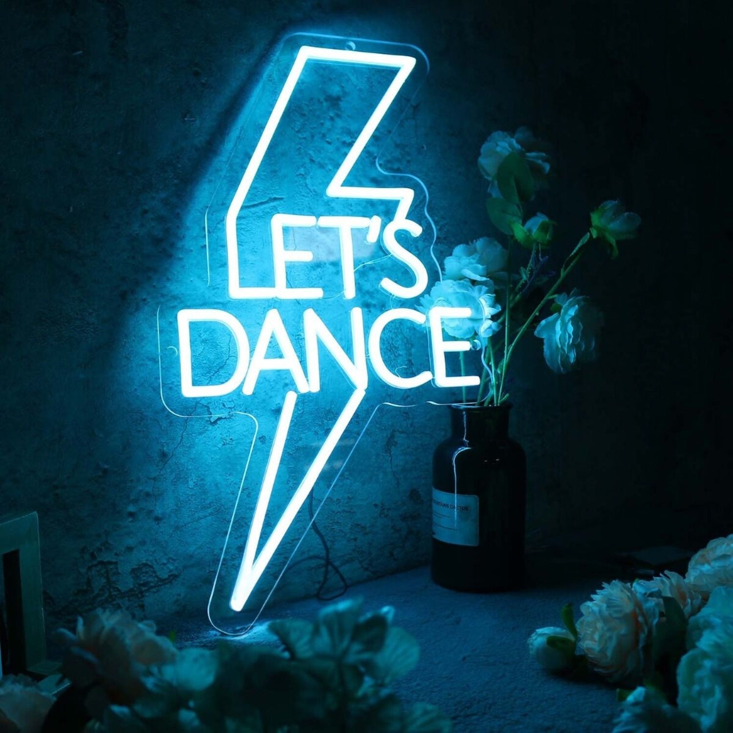 Lets Dance Blue Led Neon Sign - Shineneon