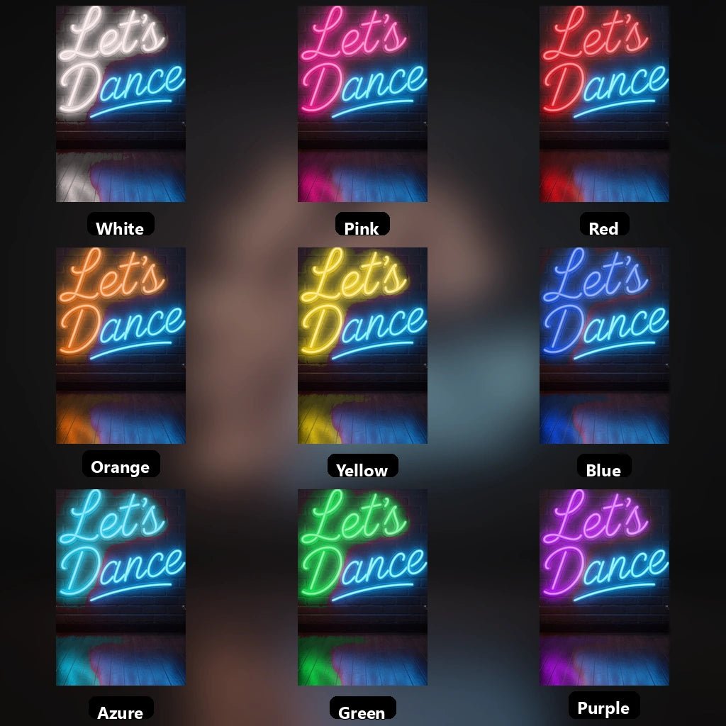Let's Dance Business Wall Art LED Neon Sign - Shineneon