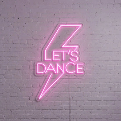 Let's Dance Business Wall Decor LED Neon Sign - 01 Original Product Image