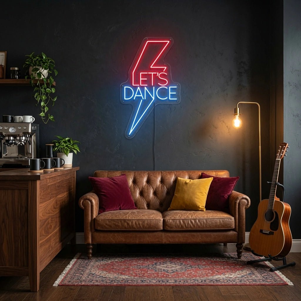 Let's Dance Coffee Bar Wall Art LED Neon Sign - Shineneon