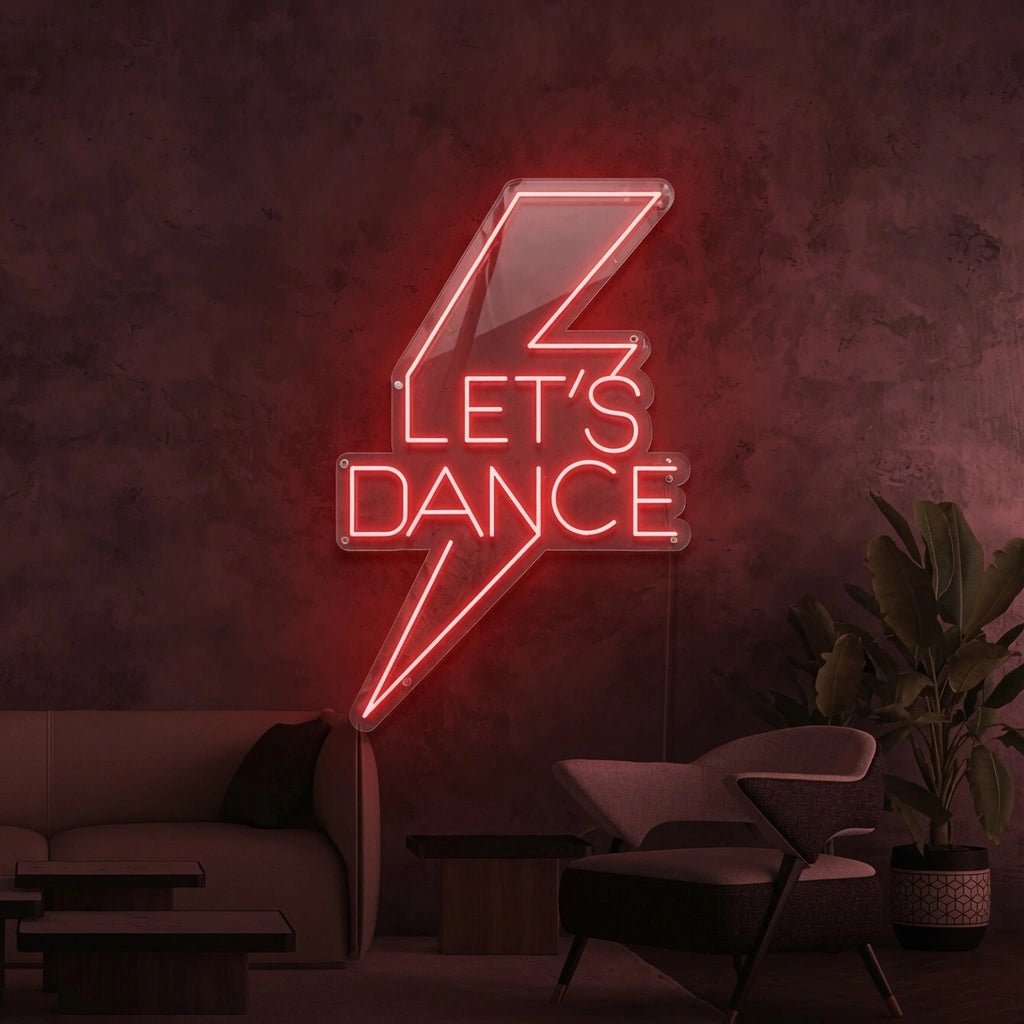 Let's Dance Coffee Shop Wall Decor LED Neon Sign - Shineneon