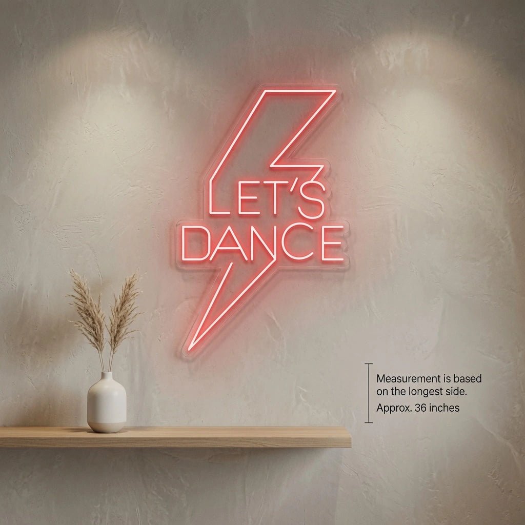 Let's Dance Coffee Shop Wall Decor LED Neon Sign - Shineneon