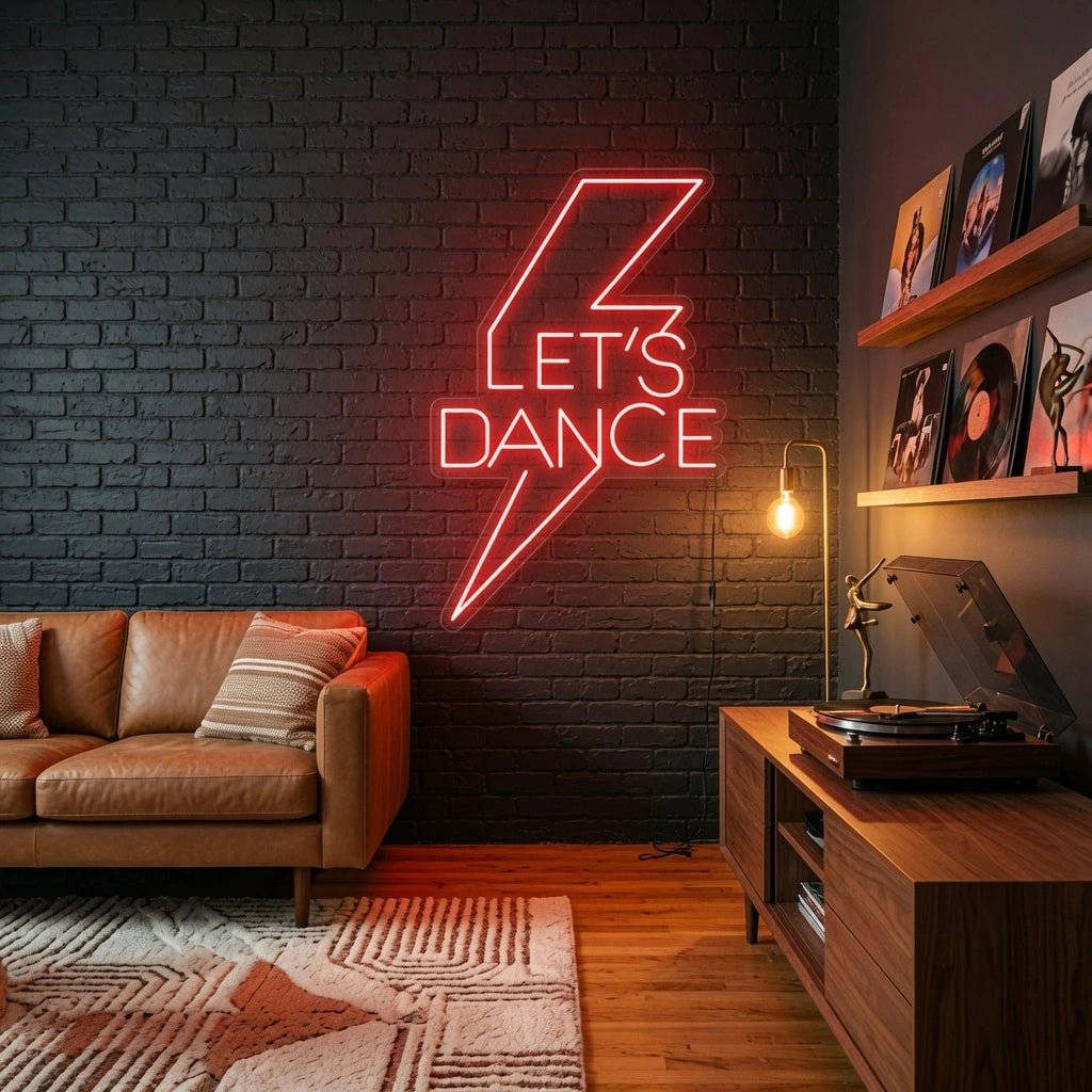 Let's Dance Coffee Shop Wall Decor LED Neon Sign - Shineneon