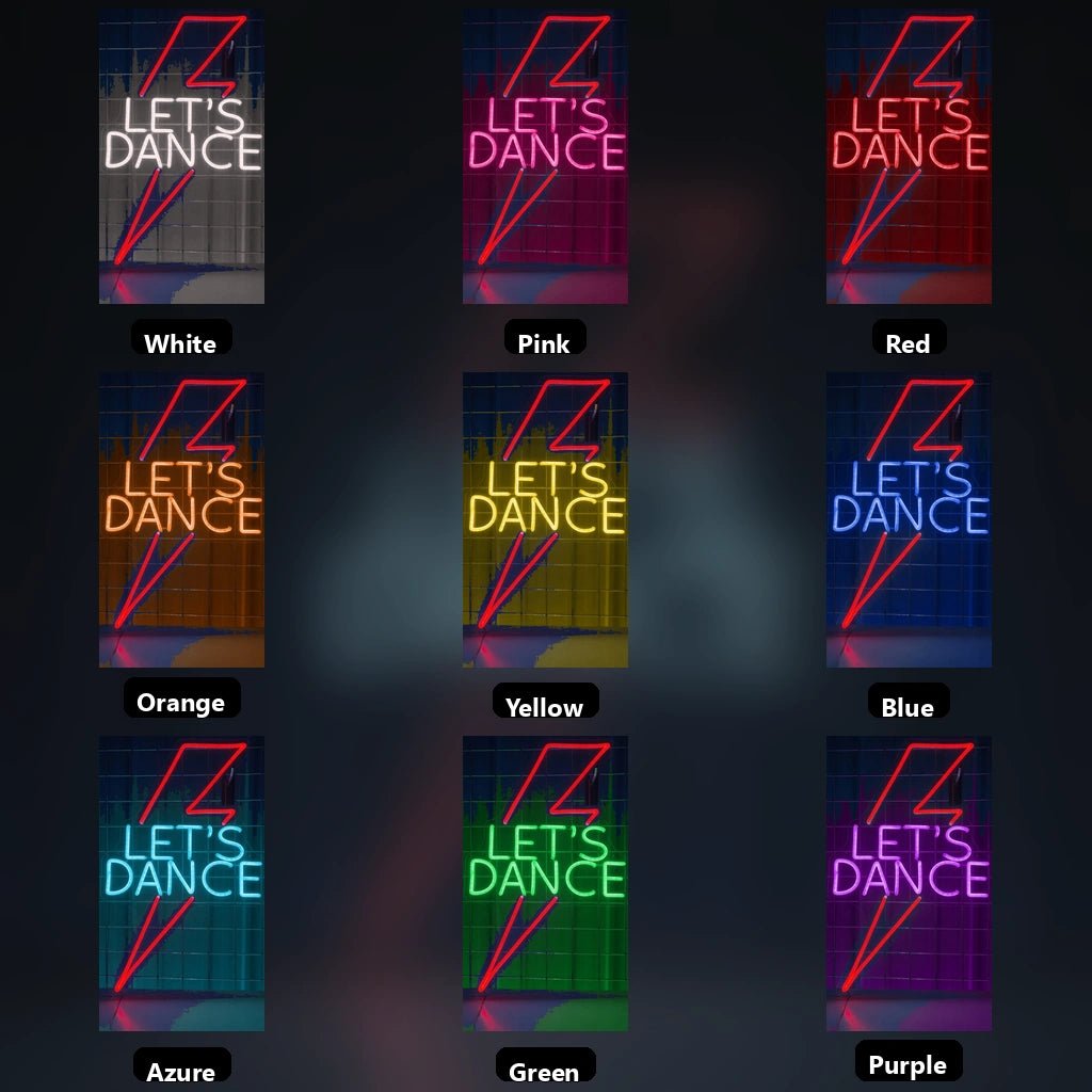 Let's Dance Commercial Wall Art LED Neon Sign - Shineneon