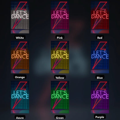 Let's Dance Commercial Wall Art LED Neon Sign - Shineneon