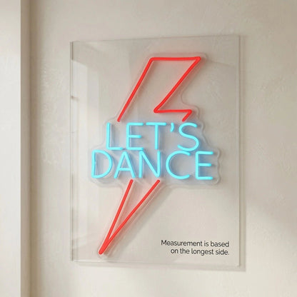 Let's Dance Commercial Wall Art LED Neon Sign - Shineneon